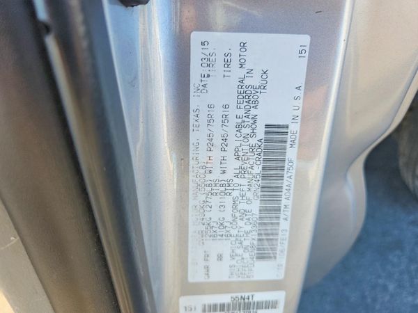 2015 TOYOTA TACOMA Delux Grade