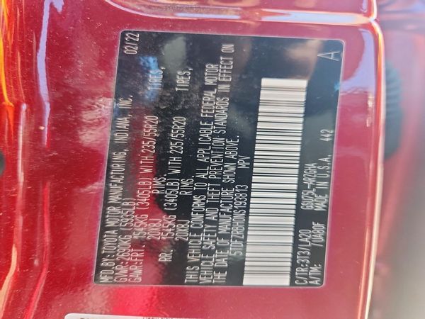 2022 TOYOTA HIGHLANDER Platinum
