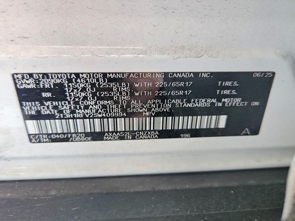 2025 TOYOTA RAV4