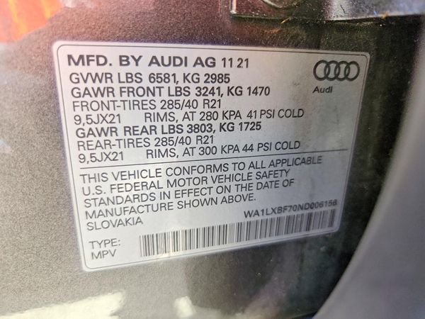 2022 AUDI Q7