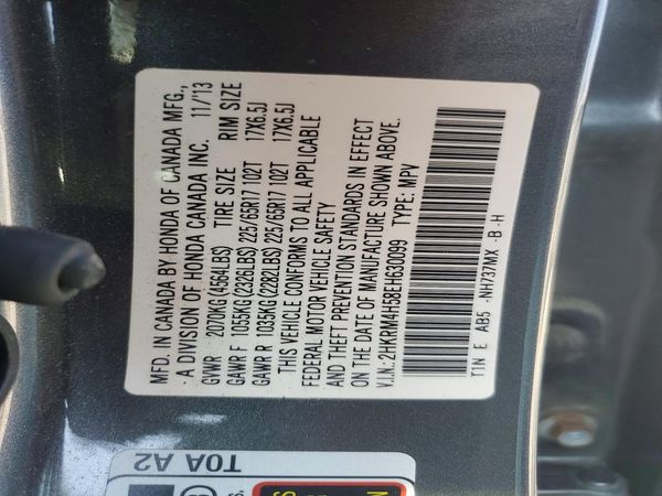 2014 HONDA CRV EX