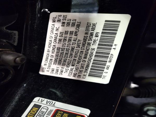2016 HONDA CRV LX