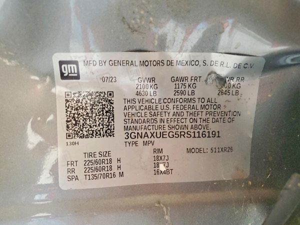 2024 CHEVROLET EQUINOX LT (1LT) — VINS