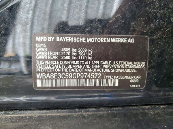 2016 BMW 328 xDrive SA