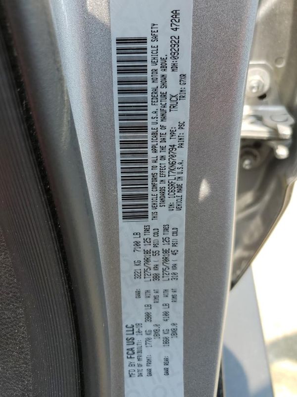 2019 RAM 1500