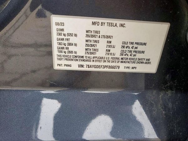 2023 TESLA MODEL Y