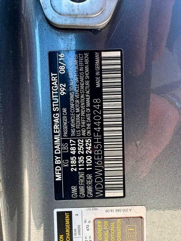 2017 MERCEDES-BENZ C AMG C43