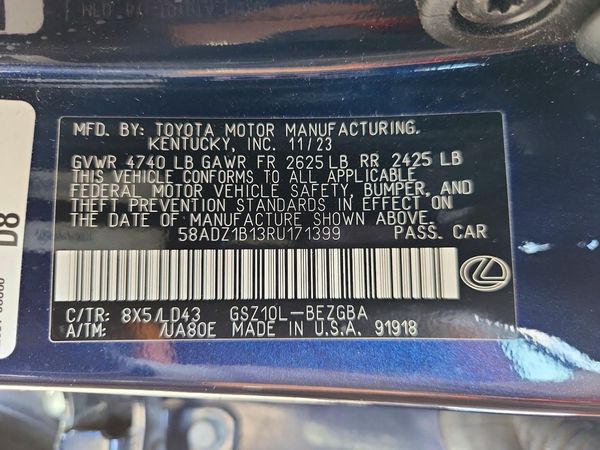 2024 LEXUS ES 350