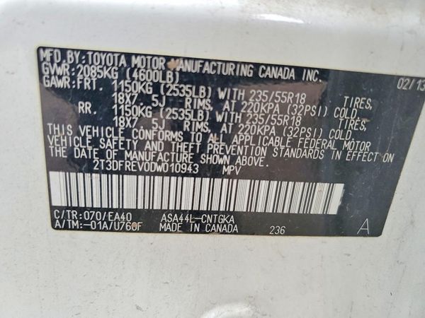 2013 TOYOTA RAV4 High
