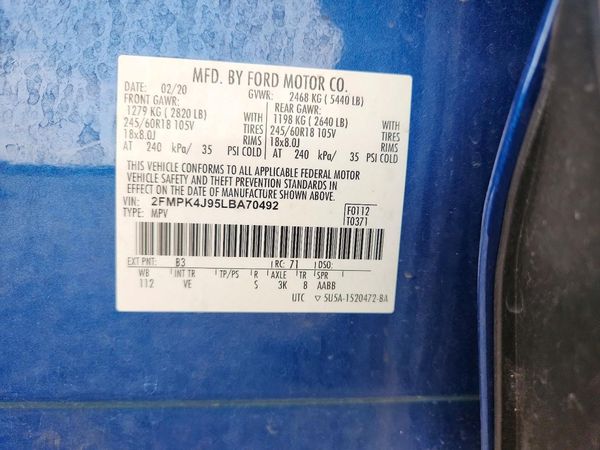 2020 FORD EDGE