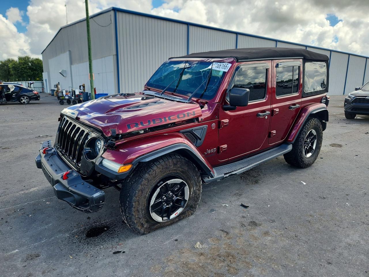 2021 JEEP WRANGLER Unlimited Rubicon — Front 3/4