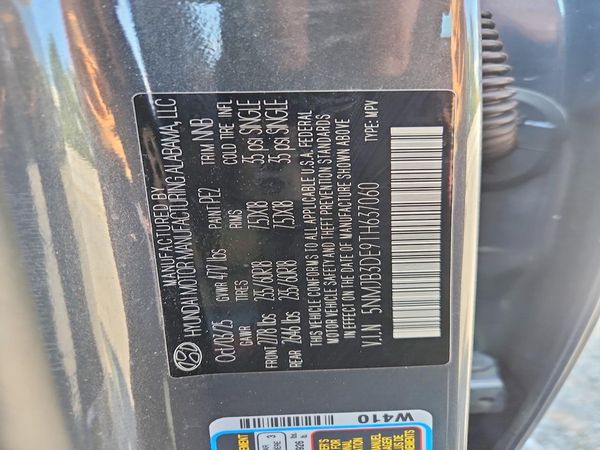 2026 HYUNDAI TUCSON SEL, SEL Plus — VINS