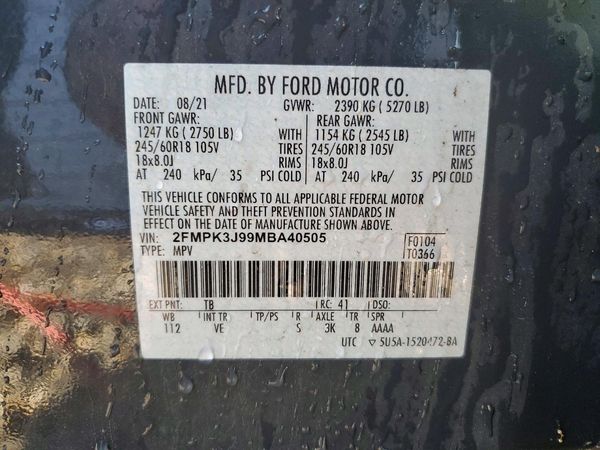 2021 FORD EDGE SEL