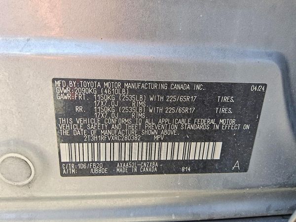 2024 TOYOTA RAV4 LE