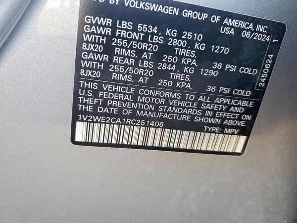 2024 VOLKSWAGEN ATLAS CROSS SPORT SE w/Technology