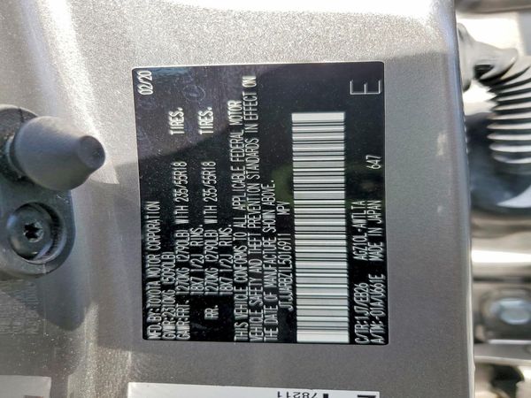 2020 LEXUS NX 300 F Sport Base
