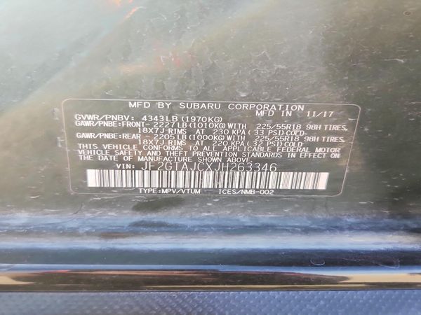2018 SUBARU CROSSTREK Limited+BSD