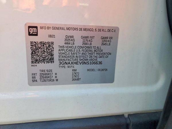 2022 CHEVROLET EQUINOX LS
