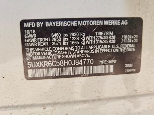 2017 BMW X5