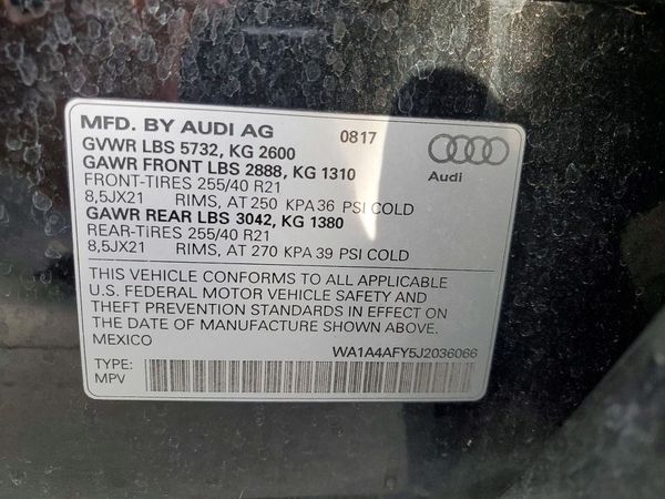 2018 AUDI SQ5
