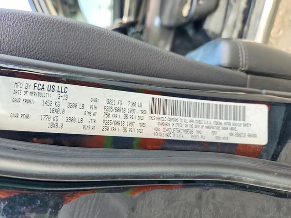 2019 DODGE DURANGO