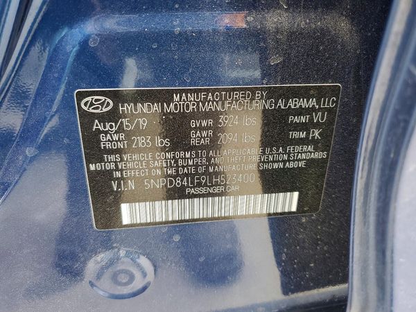 2020 HYUNDAI ELANTRA