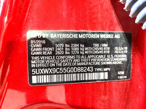 2016 BMW X3
