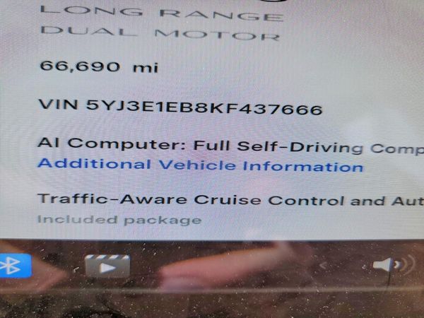 2019 TESLA MODEL 3
