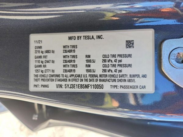 2022 TESLA MODEL 3