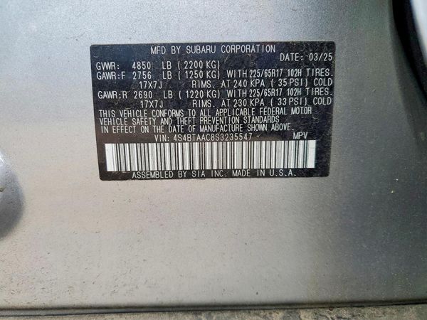 2025 SUBARU OUTBACK