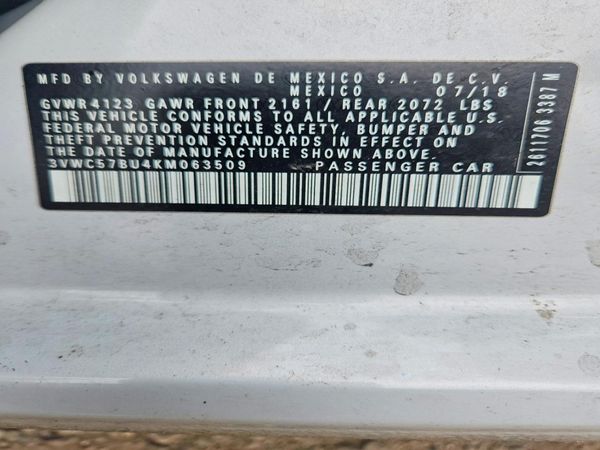 2019 VOLKSWAGEN JETTA