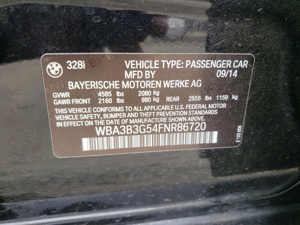 2015 BMW 328 xDrive SA