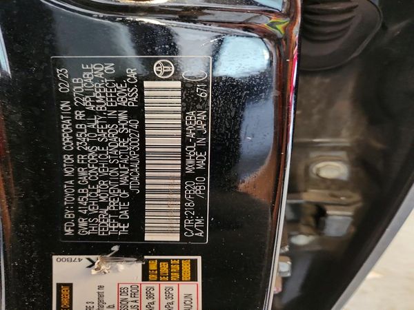 2023 TOYOTA PRIUS