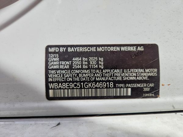 2016 BMW 328
