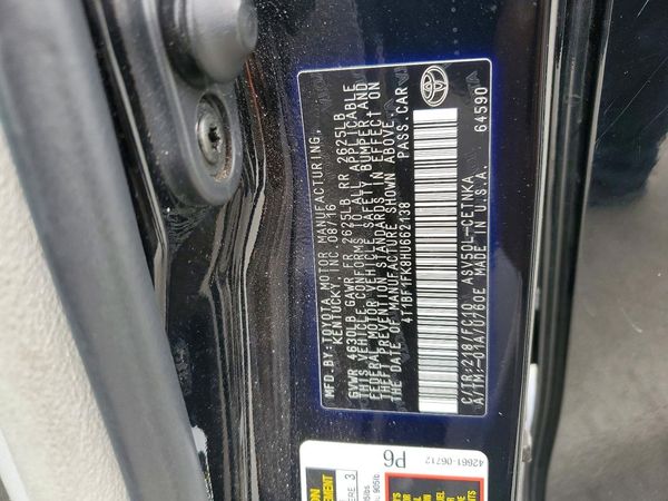 2017 TOYOTA CAMRY LE/SE/XLE/XSE
