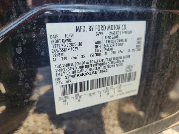 2020 FORD EDGE