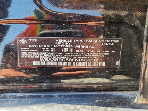 2015 BMW 335 335i xDrive