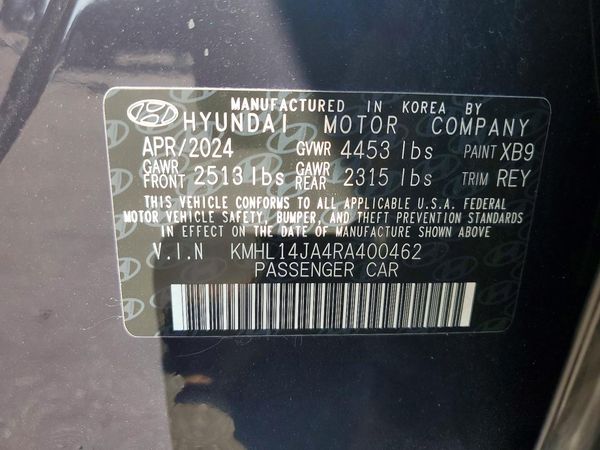 2024 HYUNDAI SONATA SEL w/ Convenience Pkg