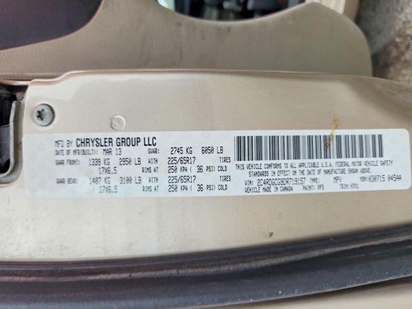 2013 DODGE GRAND CARAVAN SXT