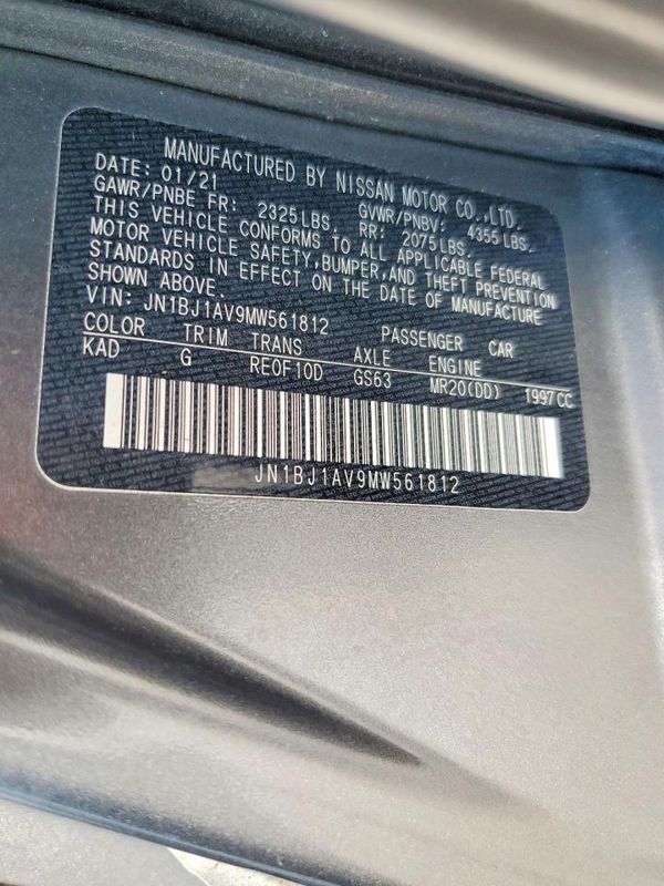 2021 NISSAN ROGUE SPORT
