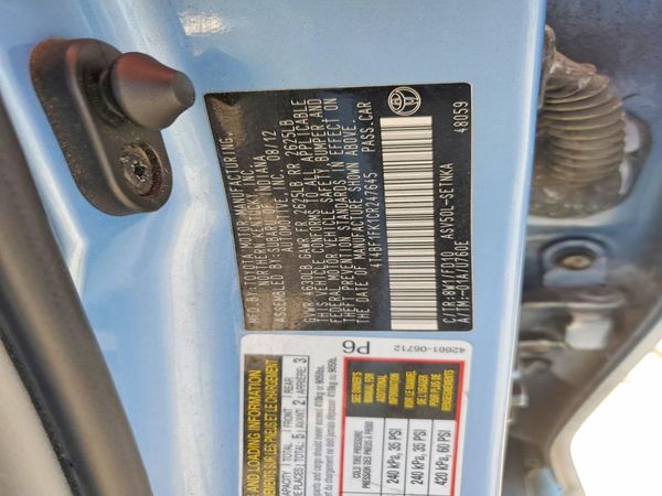 2012 TOYOTA CAMRY