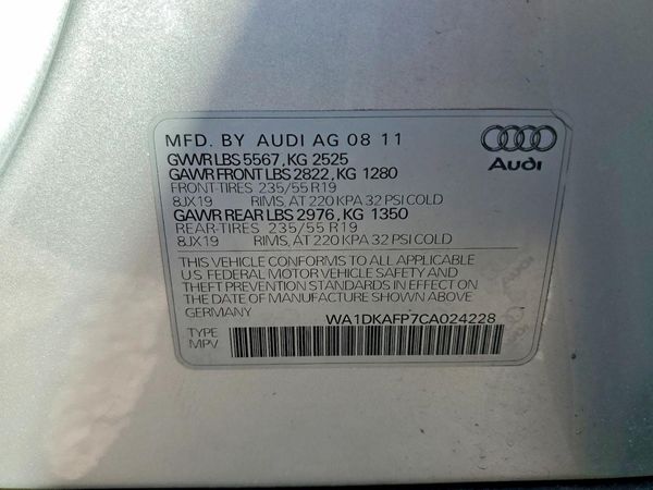 2012 AUDI Q5 Premium Plus