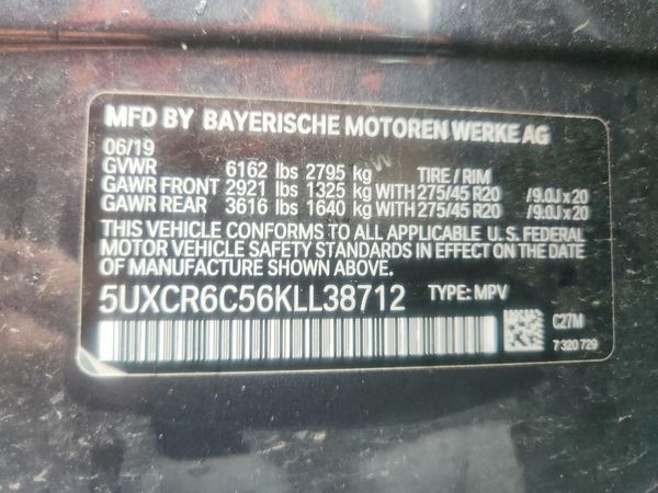 2019 BMW X5