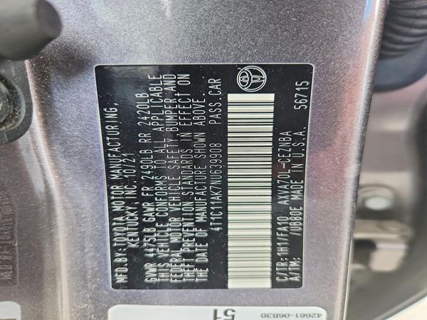 2022 TOYOTA CAMRY