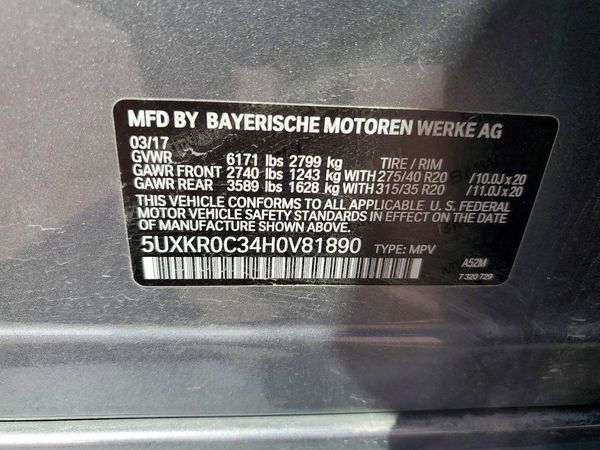 2017 BMW X5