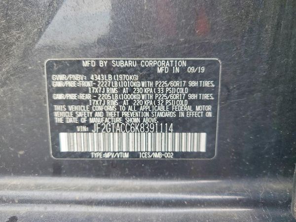 2019 SUBARU CROSSTREK Premium