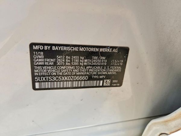 2019 BMW X3