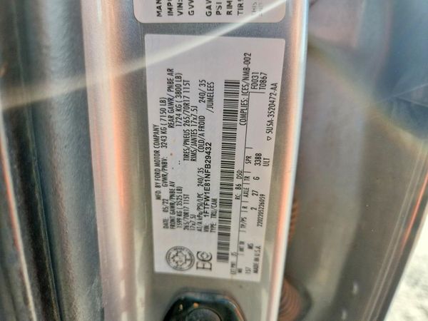 2022 FORD F150 SuperCrew