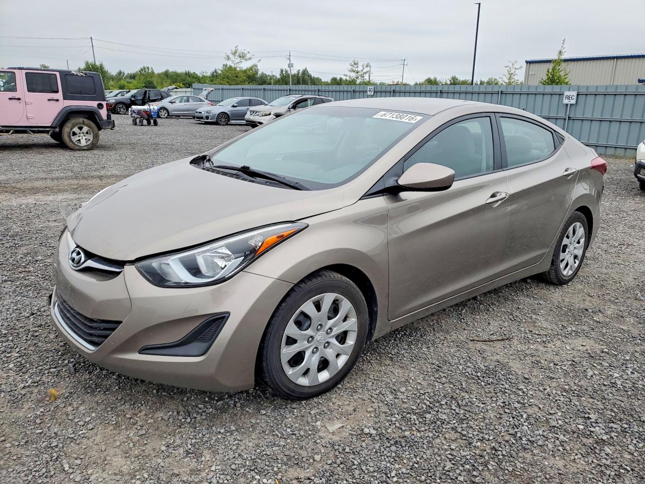 2014 HYUNDAI ELANTRA GLS(Middle) — Front 3/4