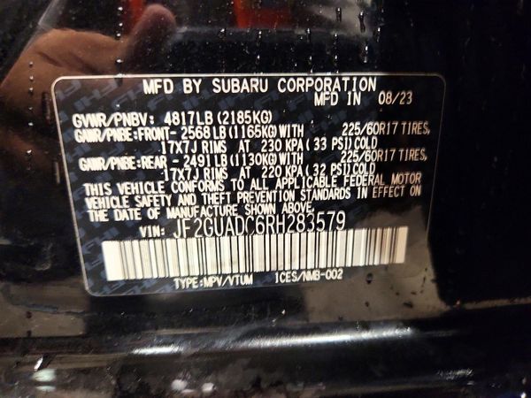 2024 SUBARU CROSSTREK